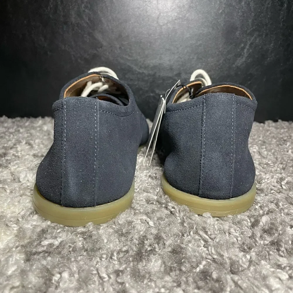 NWT Zara Soft Split Leather Derby Shoes